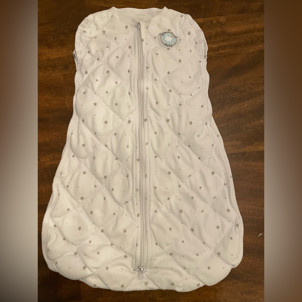 Cozy White Star Sleep Sack